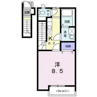 ベル・フラン【2階】の間取り