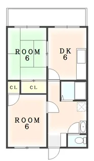 徳島県小松島市日開野町字高須【アパート】の間取り