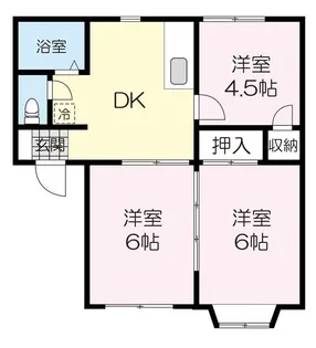 グリーンヒルズSK【1階】の間取り