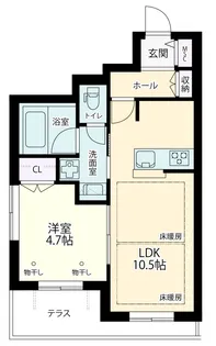 Mメゾン【1階】の間取り