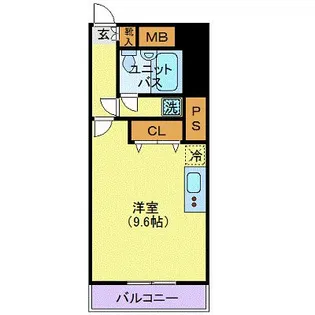 ライオンズマンション荒町第2【3階】の間取り
