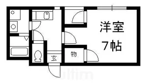 コーポ鍋島【3階】の間取り