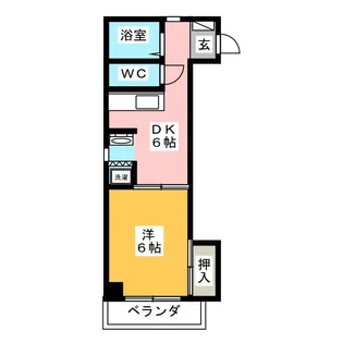 ラフォーレ岐阜【2階】の間取り