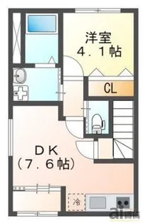東京都西東京市田無町4【アパート】の間取り