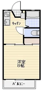 レジデンス斉藤【1階】の間取り