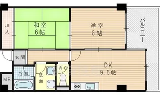 新居マンション【5階】の間取り