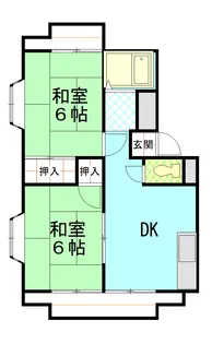 ターナハイムB【2階】の間取り