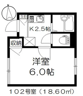 ヘーベルメゾンミフミ【1階】の間取り