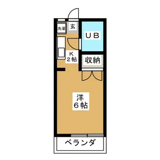 アルプスハイツ【2階】の間取り