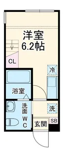 ハーミットクラブハウス横濱和田町【1階】の間取り