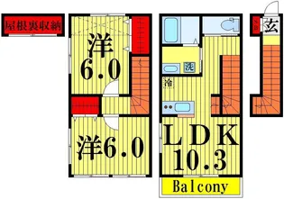 ルーチェ鹿浜の間取り