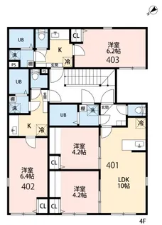 1Kの間取り画像