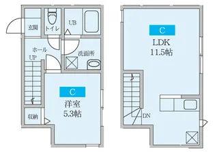 グレースシティ南柏IIの間取り