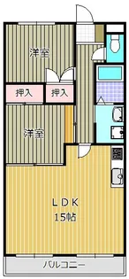 グミヒルズ【3階】の間取り