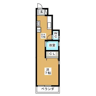 シャローム新高円寺【1階】の間取り