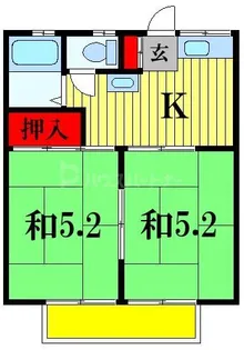 ウイング上本郷【2階】の間取り