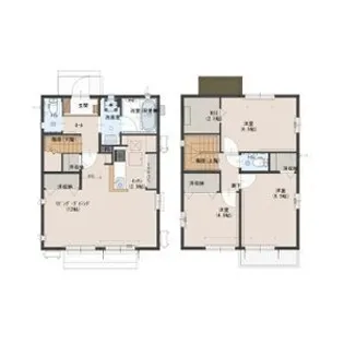 栃木県小山市大字雨ケ谷【一戸建】の間取り