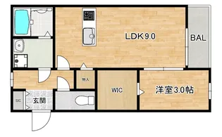 大阪府大阪市東住吉区鷹合1【アパート】の間取り