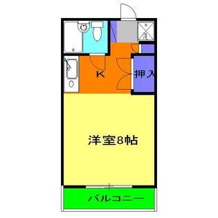 スカイハイツマゴメ【2階】の間取り