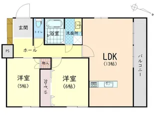 カッパビル【3階】の間取り