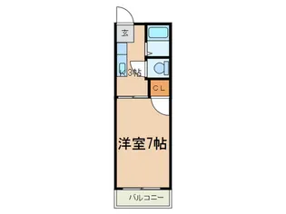 フォ-ブルライセンスB【2階】の間取り