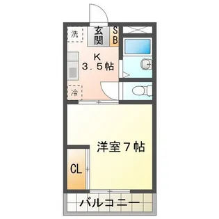 BEE【2階】の間取り