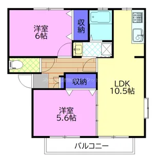 サンガーデンエスポワールC【2階】の間取り