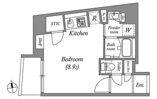 ルネサンスコート中野【2階】の間取り
