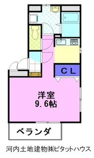 ハイツエターナル【3階】の間取り