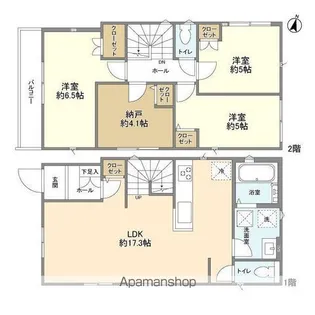 千葉県柏市南増尾4【一戸建】の間取り