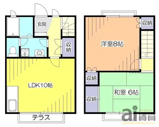 東京都小平市仲町【一戸建】の間取り