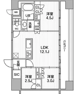 nido SUGAMO【10階】の間取り