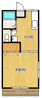 パーシモンアネックス【1階】の間取り