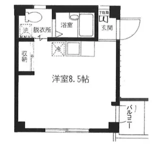 プリズムエィツー【3階】の間取り