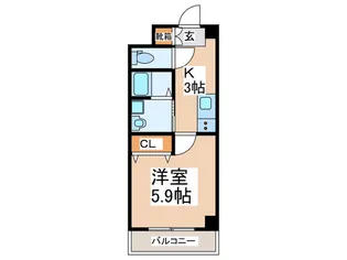 FAPART吉野【4階】の間取り