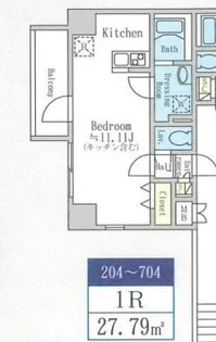 東京都台東区千束3【マンション】の間取り