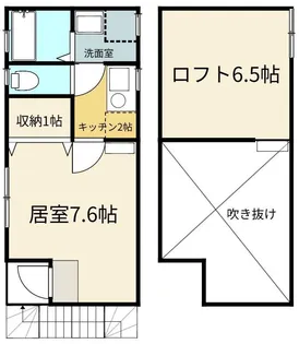 プレシャス門前仲町【2階】の間取り