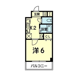 1Kの間取り画像
