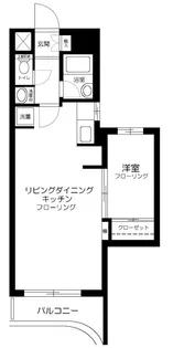 ガーデンプレイス市ヶ谷【2階】の間取り