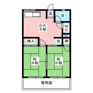 エルパライン【1階】の間取り