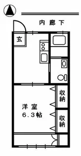 サクラハイツ(とよば)【1階】の間取り