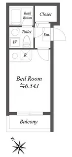 ルクレ三田【3階】の間取り