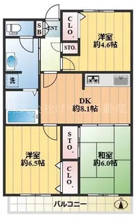 コーポレート相生【3階】の間取り
