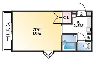 ALLEY21【2階】の間取り