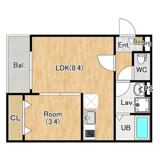 (仮称)ジーメゾン東宮原【3階】の間取り