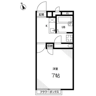 アムール鶴川【2階】の間取り