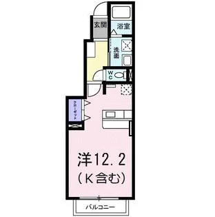 アウローラ【1階】の間取り