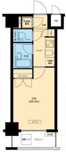 パレステュディオ虎ノ門【5階】の間取り