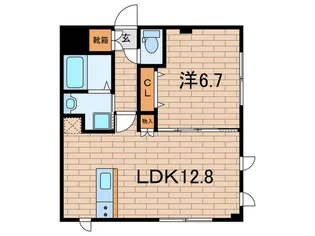 ノヴァーレ祐天寺【2階】の間取り