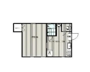 ハウス栞【1階】の間取り